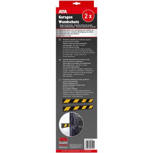Produktbild für Wandschutz APA gerade, schwarz/gelb