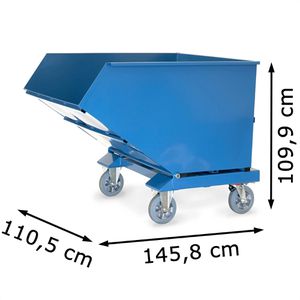 Produktbild für Kippbehälter Fetra Muldenkipper 4704, für Stapler