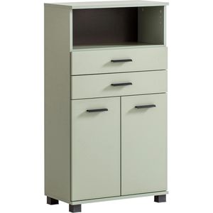 Produktbild für Badschrank Schildmeyer Palermo 157648, mit 4 Füßen, pistazie
