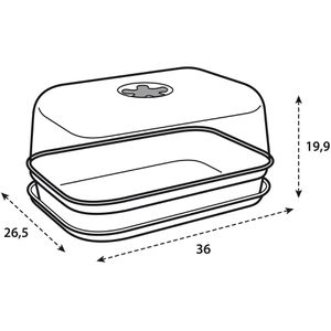 Produktbild für Anzuchtkasten elho Green Basics Set M,36x26,5x20cm