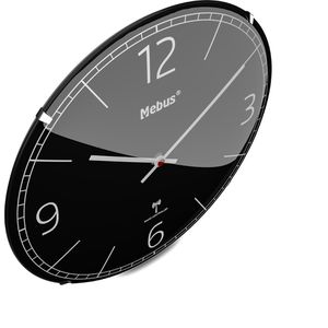 Produktbild für Wanduhr Mebus 12985, Kunststoff, analog, Funkuhr