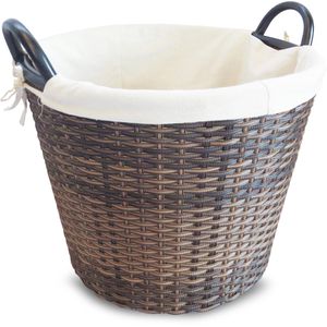 Produktbild für Kaminholzkorb Habau Feuerholzkorb 2711, braun