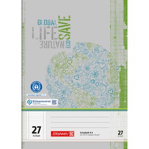 Produktbild für Schulheft Brunnen 104412701, ab 5. Klasse, A4