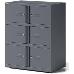 Produktbild für Schließfachschrank Bisley Essentials, anthrazit