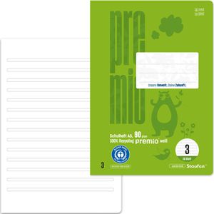 Schulheft Staufen Premio, 040780003, Recycling, A5