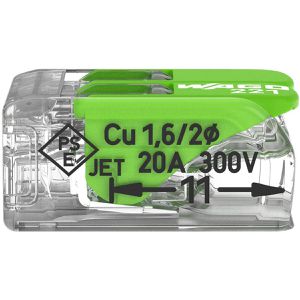 Produktbild für Verbindungsklemme Wago Compact, 221-422/995-016, 2 Leiter