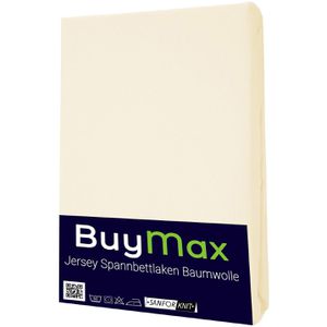 Produktbild für Spannbettlaken Buymax Jersey, 90 x 200 cm