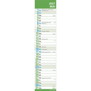Produktbild für Streifenkalender Alpha 112201, Großdruck Streifenplaner XL