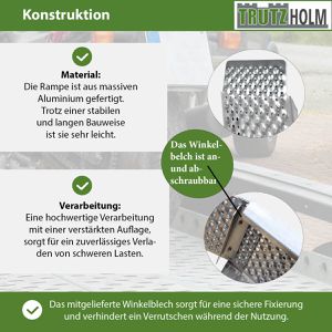 Produktbild für Auffahrrampe Trutzholm 39049, aus Aluminium