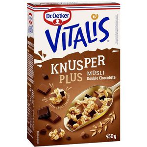 Dr.Oetker Müsli Vitalis KnusperPlus, Double Chocolate, 450g