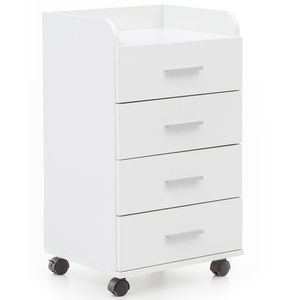 Produktbild für Rollcontainer Wohnling WL5.748, aus Holz, weiß