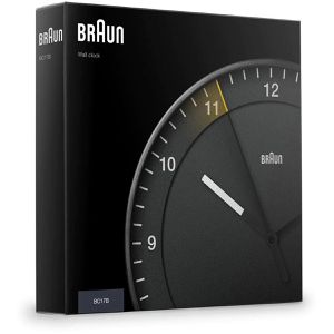 Produktbild für Wanduhr Braun BC17B, Kunststoff, analog, Funkuhr