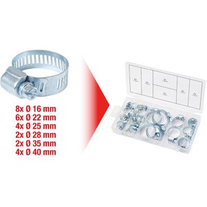 Produktbild für Schlauchschelle KS-Tools 970.0070, 16 - 40mm