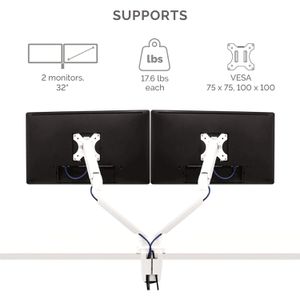 Produktbild für Monitorhalterung Fellowes Platinum, VESA 75x75 &amp; 100x100 mm