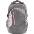 Schulrucksack Eberhard-Faber X-Style, 577626 Mädchen, grau / pastellrosa