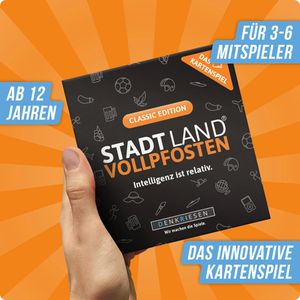 Produktbild für Kartenspiel Denkriesen Stadt Land Vollpfosten