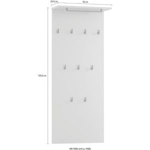 Produktbild für Wandgarderobe Schildmeyer Janne, 153016, Holz