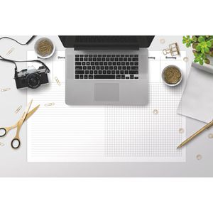 Produktbild für Schreibunterlage RNK 46632 liniert &amp; kariert, weiß