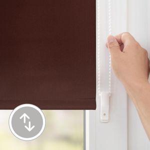 Produktbild für Rollo Lichtblick Klemmfix, verdunkelnd, braun