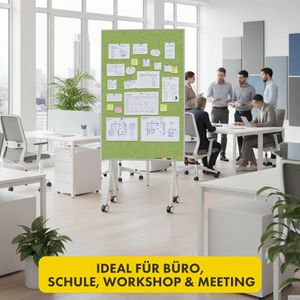 Produktbild für Moderationstafel Floordirekt GIANT, mit Rollen