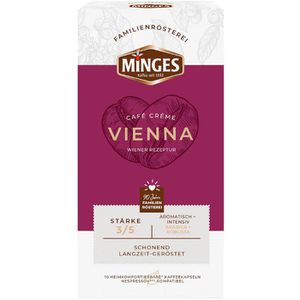 Minges Kaffeekapseln Cafe Crema Vienna, 10 Kapseln, für Nespresso