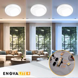 Produktbild für Deckenleuchte Enovalite ELED200120, weiß, LED