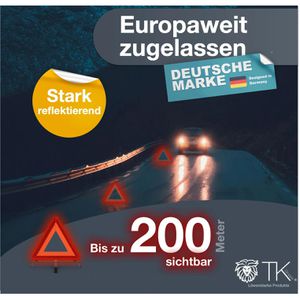Produktbild für Warndreieck TK-Gruppe nach StVZO