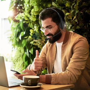 Produktbild für Headset LogiLink HS0054 Mono