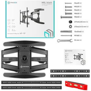 Produktbild für TV-Wandhalterung Onkron M6L-B, bis 45 kg