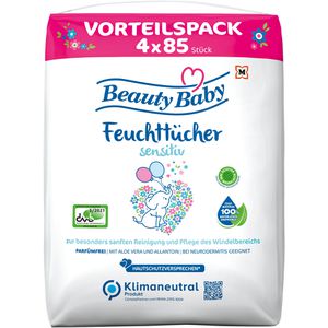 Feuchttücher Beauty-Baby Sensitiv, 340 Tücher