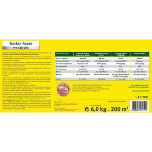 Produktbild für Rasensamen Wolf-Garten L-TP 200 Trocken-Rasen