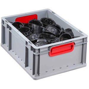 Produktbild für Eurobox Allit ProfiPlus EuroBox 417, grau, 14,9 Liter