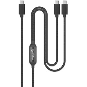 Produktbild für Ladekabel Manhattan 355810, schwarz, 2 m