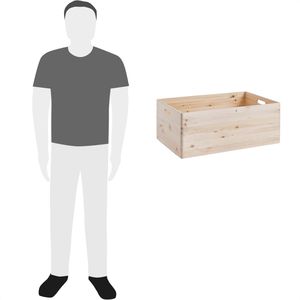 Produktbild für Holzkiste Zeller 13144 Allzweckkiste, Kiefer