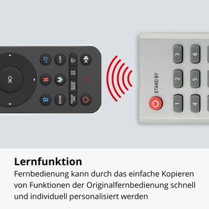 Produktbild für Universalfernbedienung Hama TV, 221057, Solar