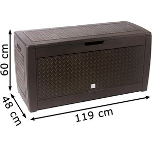 Produktbild für Gartenbox CASARIA Matuba 104255, aus Kunststoff