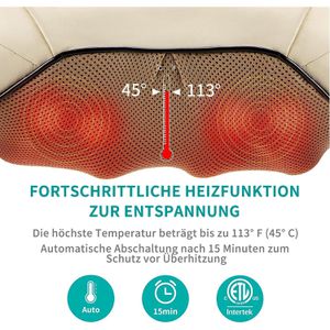 Produktbild für Nackenmassagegerät Nekteck Shiatsu, beige