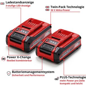 Produktbild für Werkzeugakku Einhell PXC Plus Twinpack, 4511631