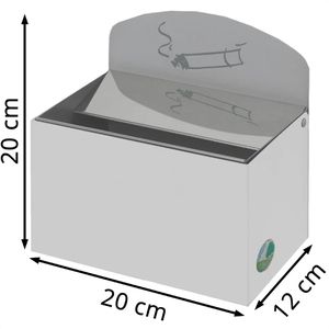 Produktbild für Aschenbecher VAR WH13, 14811, für Outdoor