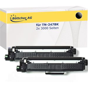 Produktbild für Toner Böttcher-AG für Brother TN-247BK TWIN