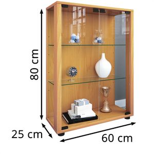 Produktbild für Glasvitrine VCM Sintalo, stehend