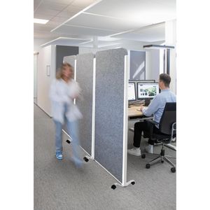 Produktbild für Stellwand Maul MAULcocoon 9701102 Mobil, auf Rollen