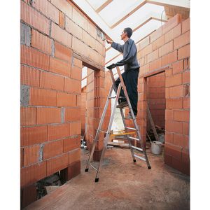 Produktbild für Stehleiter Zarges Nova S, 42453, mit Plattform