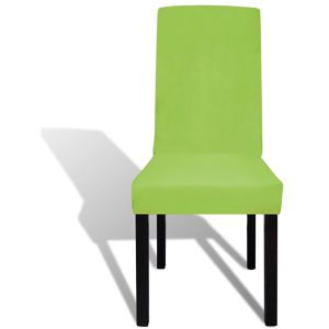 Produktbild für Stuhlhusse vidaXL 131427, elastisch, grün