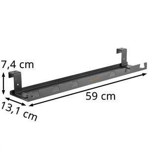 Produktbild für Kabelwanne myWall HZ47L, schwarz