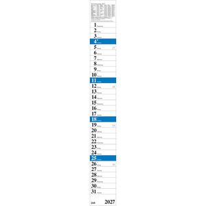 Produktbild für Streifenkalender Korsch 258027, Praktika Blau XXL