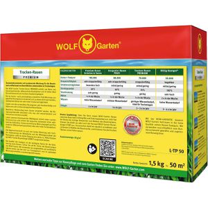 Produktbild für Rasensamen Wolf-Garten L-TP 50 Trocken-Rasen