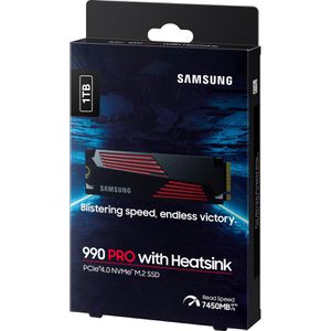 Produktbild für Festplatte Samsung 990 Pro Heatsink MZ-V9P1T0CW