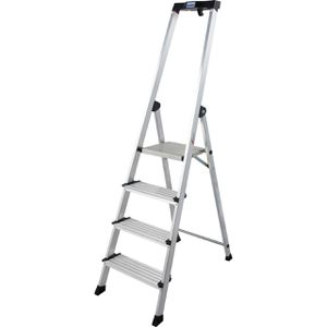 Stehleiter Krause Monto Safety PlusLine, 127921, mit Plattform