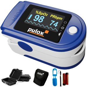Pulsoximeter Pulox PO 200 Set, mit Batterie, Fingerclip